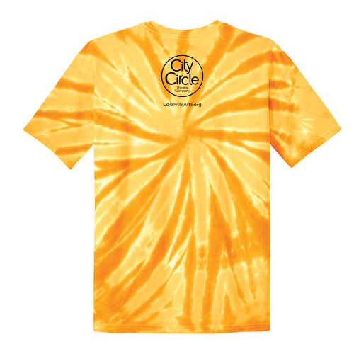 Port and Company Tie Dye Tee Youth -- Gold