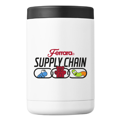 Prime Line 12 oz. 2-in-1 Can Holder And Tumbler -- White