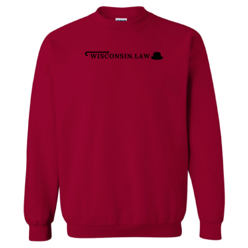 Top Hat & Cane Sweatshirt—Cardinal Red
