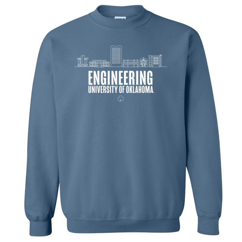 Gildan Heavy Blend Crew Neck Sweatshirt -- Indigo Blue