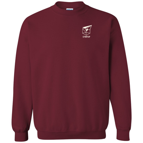 Gildan Heavy Blend Crew Neck Sweatshirt -- Garnet
