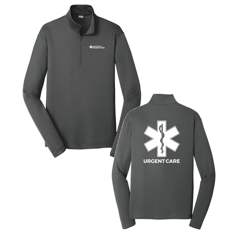 Sport-Tek PosiCharge Competitor Quarter Zip Pullover -- Iron Grey
