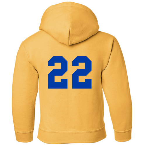 Gildan Heavy Blend Youth Hooded Sweatshirt -- Gold