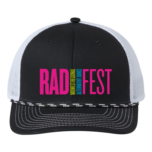 The Game Everyday Rope Trucker Hat -- Black/ White