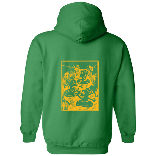 Mens/Unisex Gildan Heavy Blend Hooded Sweatshirt -- Irish Green