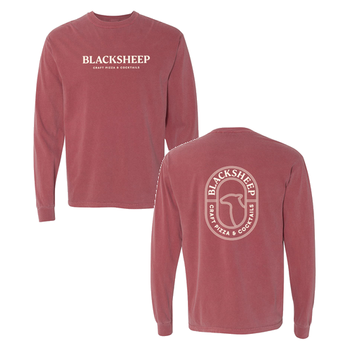 Comfort Colors Ringspun Long Sleeve Tee -- Brick