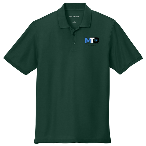 Port Authority Wearever Signature Pique Polo -- Dark Green