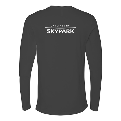 Gatlinburg Skypark Logo 2 White Ink -- Long Sleeve Heavy Metal