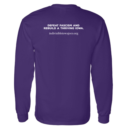 Gildan Heavy Cotton Longsleeve Basic T-Shirt -- Purple