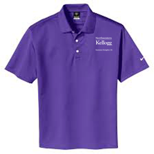 Nike Golf Tech Basic Dri Fit Polo -- Varsity Purple