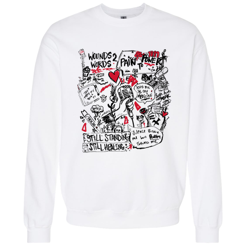 Journal Sweatshirt -- White