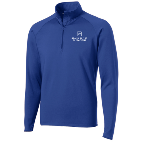 Sport Tek Sport Wick Stretch Half Zip Pullover -- True Royal