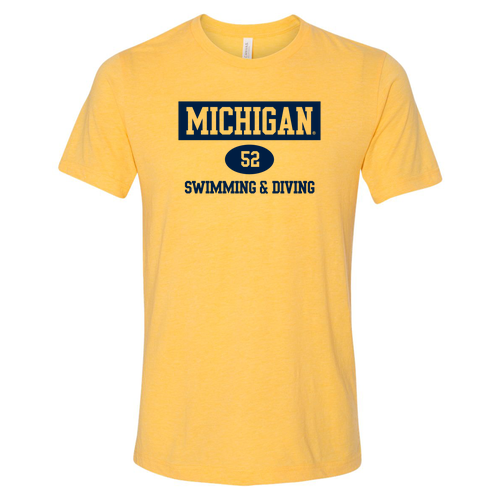 Team 52 Unisex Bella Canvas Triblend Short Sleeve T-Shirt -- Yellow Gold Triblend