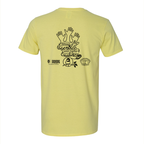 Threads of Nature T-shirt — Cornsilk