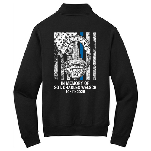 Port & Company Fan Favorite Fleece Quarter Zip -- Jet Black