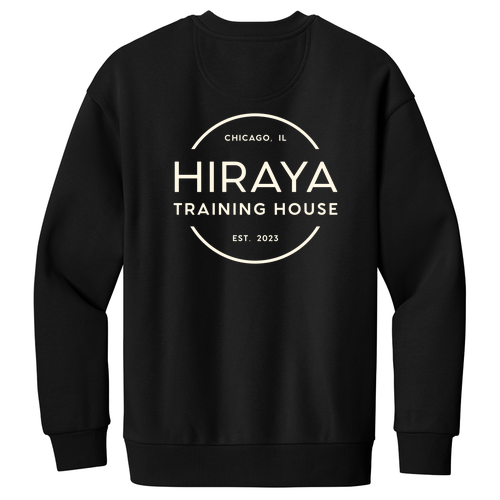 Hiraya Classic Logo Crewneck Sweatshirt -- Black