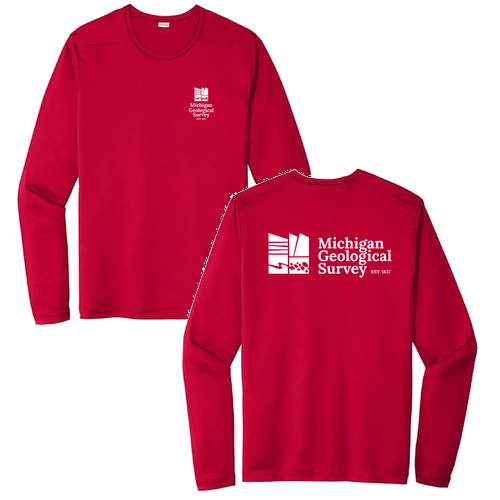 Sport-Tek  Posi-UV Pro Long Sleeve Tee -- Deep Red