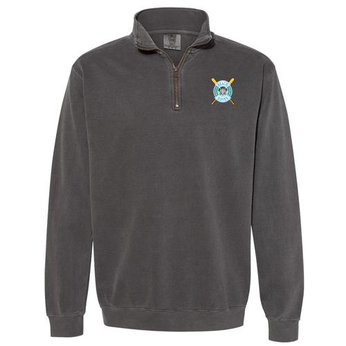 Comfort Colors Adult Quarter Zip Sweatshirt -- Pepper