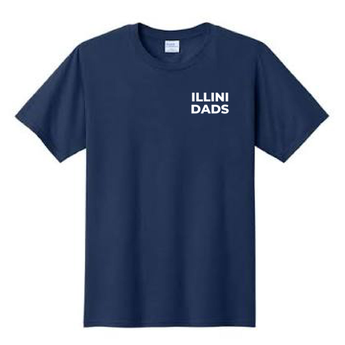 Illini Dads Short Sleeve Tee -- Team Navy
