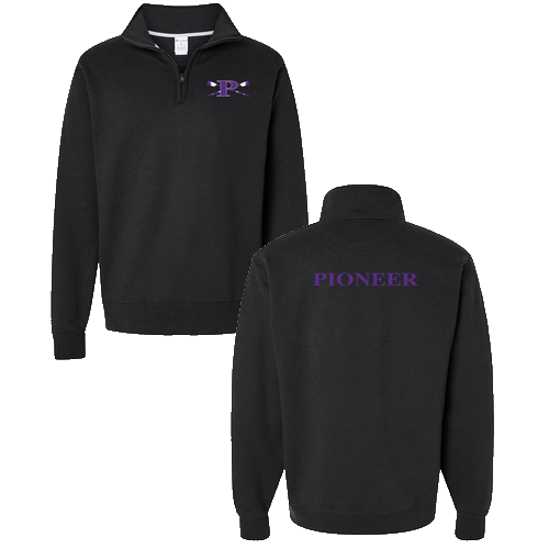 Quarter-Zip Sweatshirt -- Black