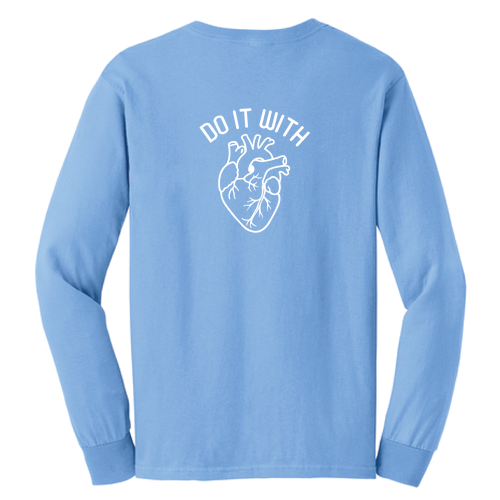 Gildan Ultra Cotton Longsleeve Basic T-Shirt -- Carolina Blue