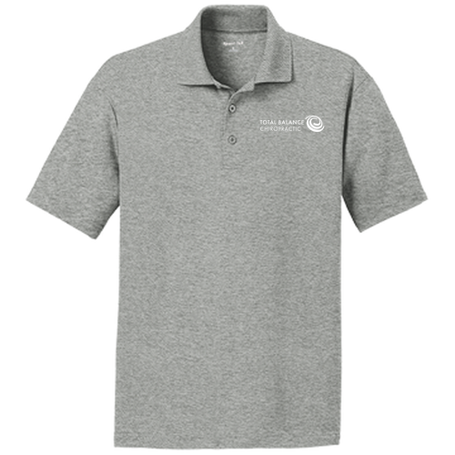 Sport-Tek PosiCharge RacerMesh Polo -- Grey Heather