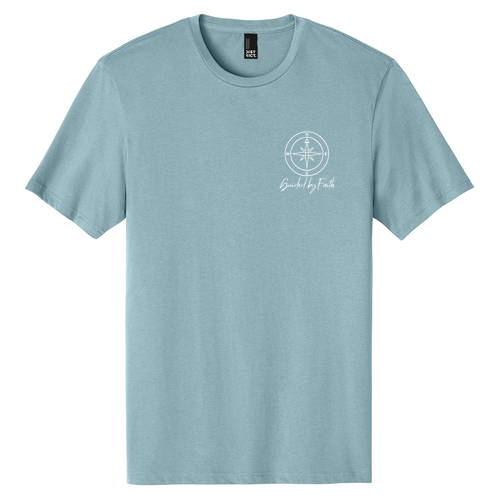 District Made Men's Perfect Weight Crew Tee -- Blue Fog