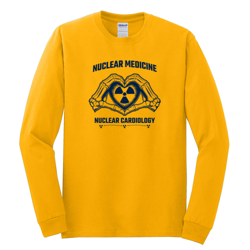 Gildan Heavy Cotton Longsleeve Basic T-Shirt -- Gold
