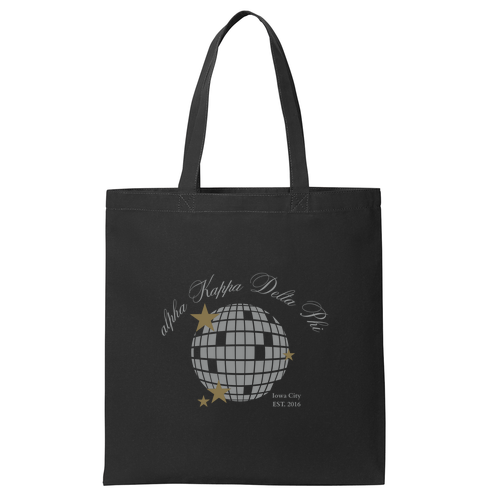 Port Authority Cotton Canvas Tote -- Deep Black