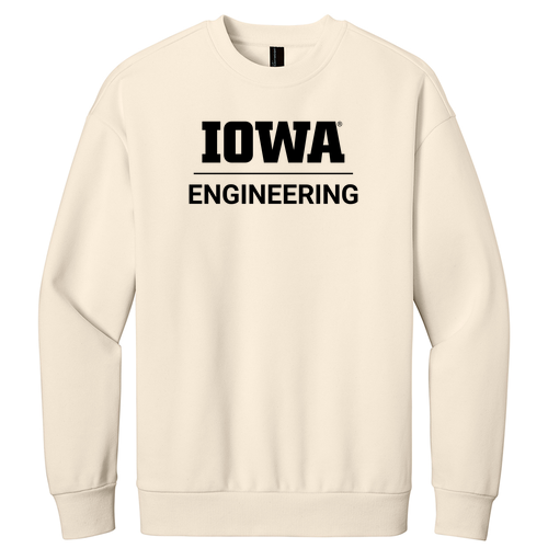 District V.I.T. Heavyweight Fleece Crew -- Griege