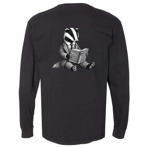 Comfort Colors Ringspun Long Sleeve Tee -- Black