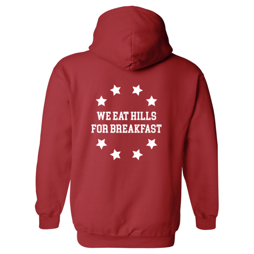 Gildan Red Adult Hooded Sweatshirt