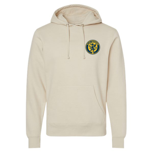 J America Unisex BTB Fleece Hooded Sweatshirt -- Oyster