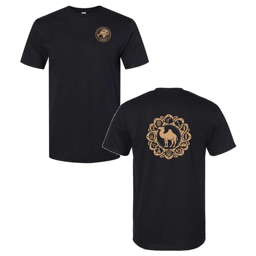 Gildan Softstyle CVC T-Shirt -- Pitch Black -- Camel