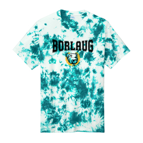 Port and Company Crystal Tie-Dye Tee -- Teal