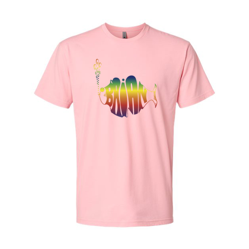 Next Level Mens CVC Crew -- Heather Light Pink