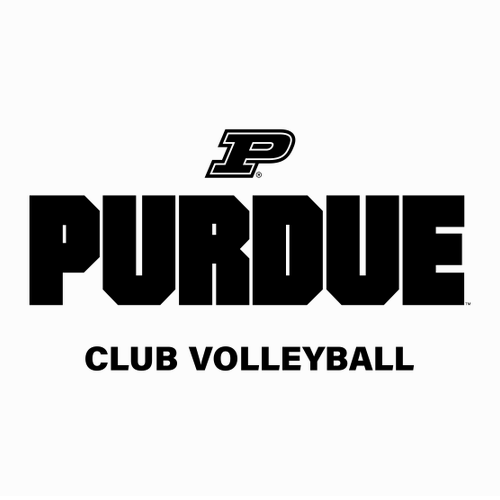 Purdue Club Volleyball White T-Shirt
