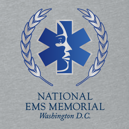 National EMS Memorial Ladies Long-Sleeve Tee Athletic Heather