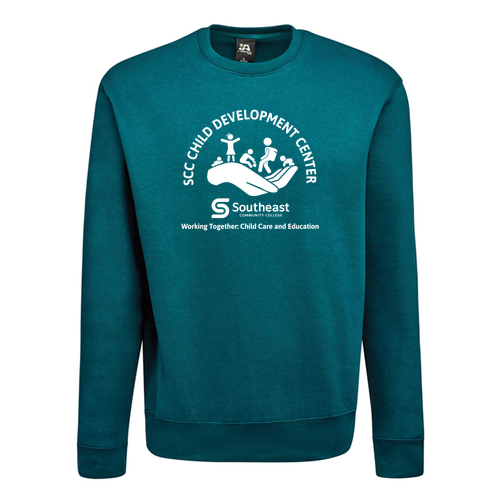 J. America BTB Fleece Crew -- Storm