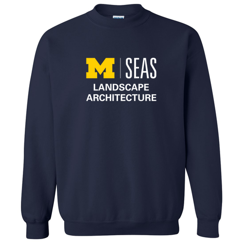 SEAS Heavy Blend Crew Neck Sweatshirt -- Navy