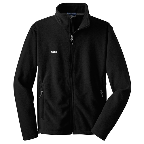 Cardiology Port Authority Fleece Jacket -- Black