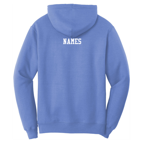 Port and Company Core Fleece Pullover Hooded Sweatshirt -- Carolina Blue