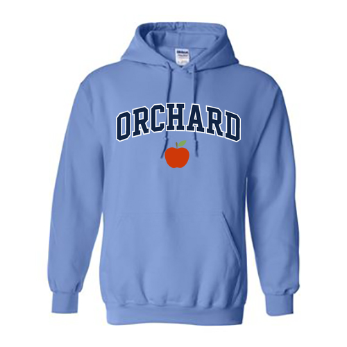 Gildan Heavy Blend Carolina Blue Hooded Sweatshirt