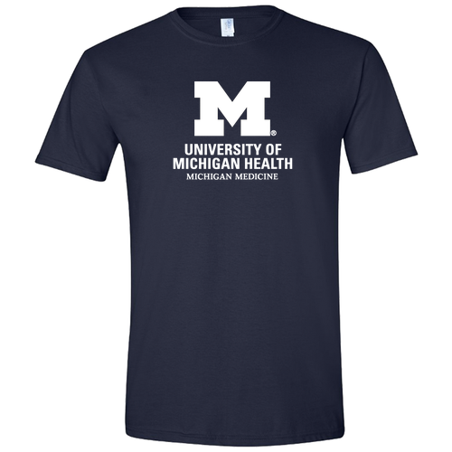 Mens/Unisex Gildan SoftStyle Fitted T-Shirt -- Navy