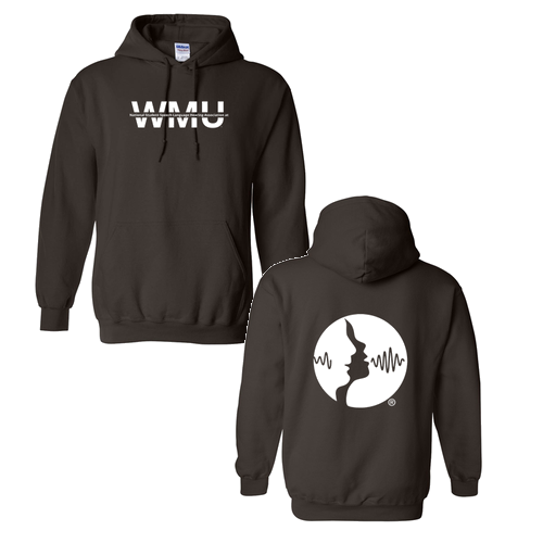 WMU SLHA Gildan Heavy Blend Hooded Sweatshirt -- Dark Chocolate