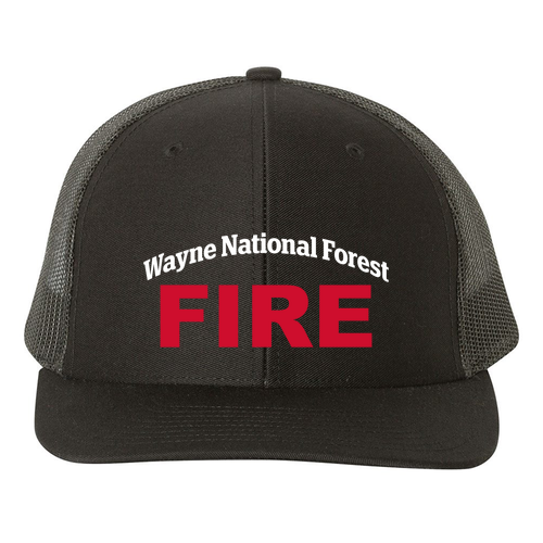 Richardson Snapback Trucker Cap -- Black [HIDE]