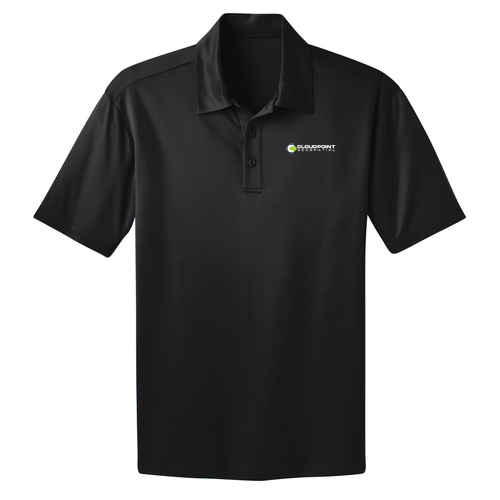 Port Authority Silk Touch Performance Polo -- Black