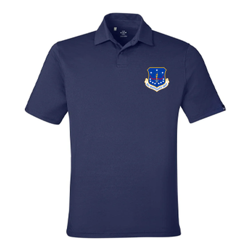 Under Armour Men's Polo -- Midnight Navy / White (Emboridery)  115th Group