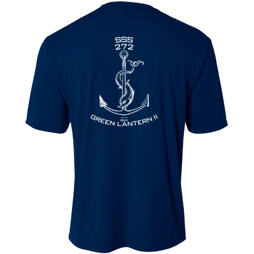A4 Youth Cooling Performance Crew -- Navy (Single Anchor)