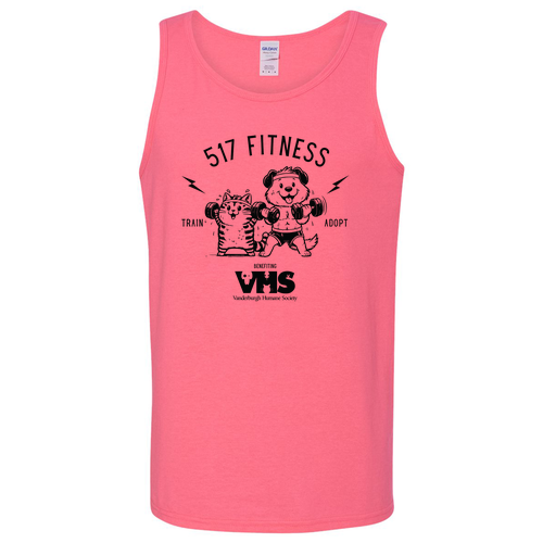 Gildan Heavy Cotton Adult Tank Top -- Safety Pink